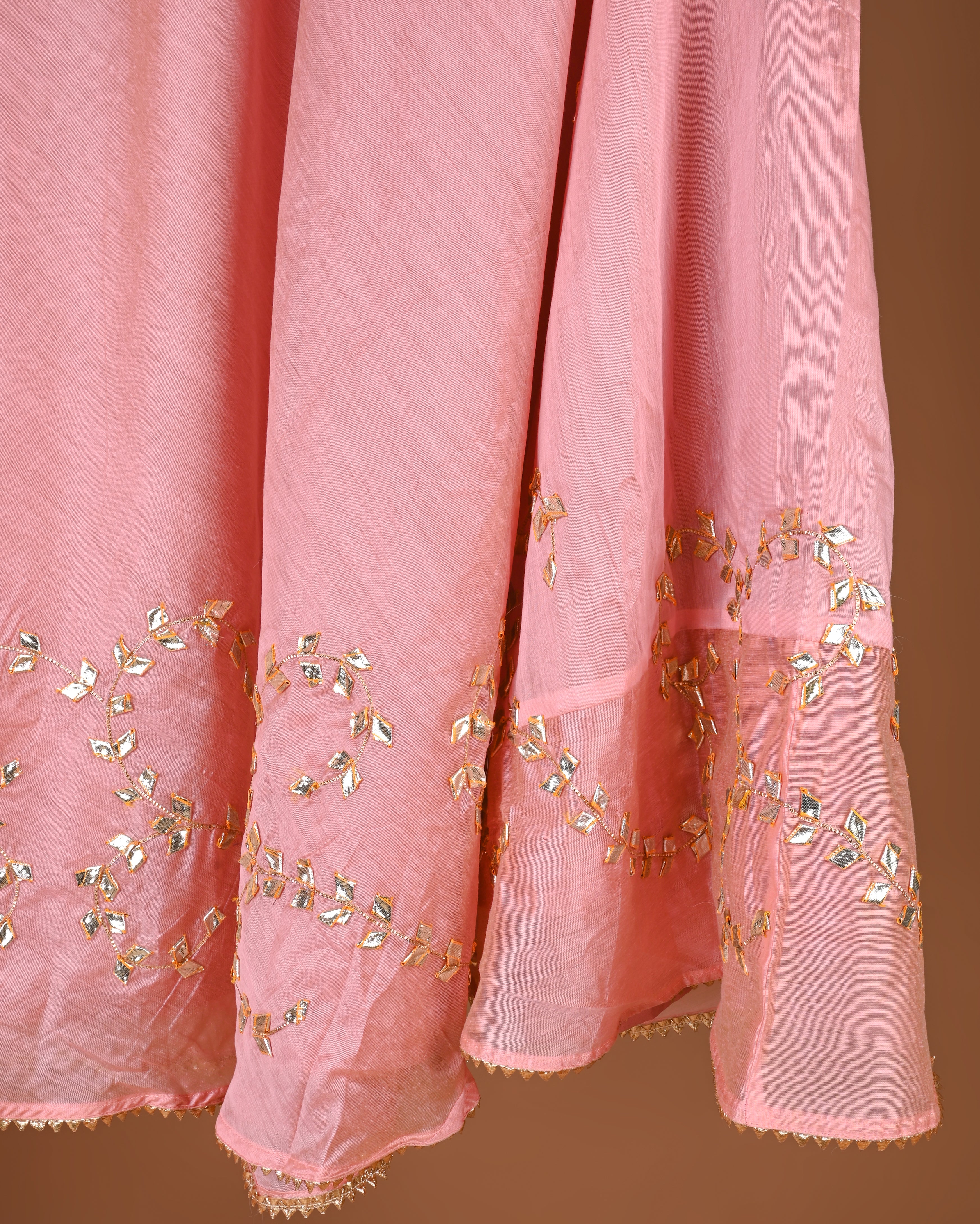 Rose Pink Silk Lehenga Set