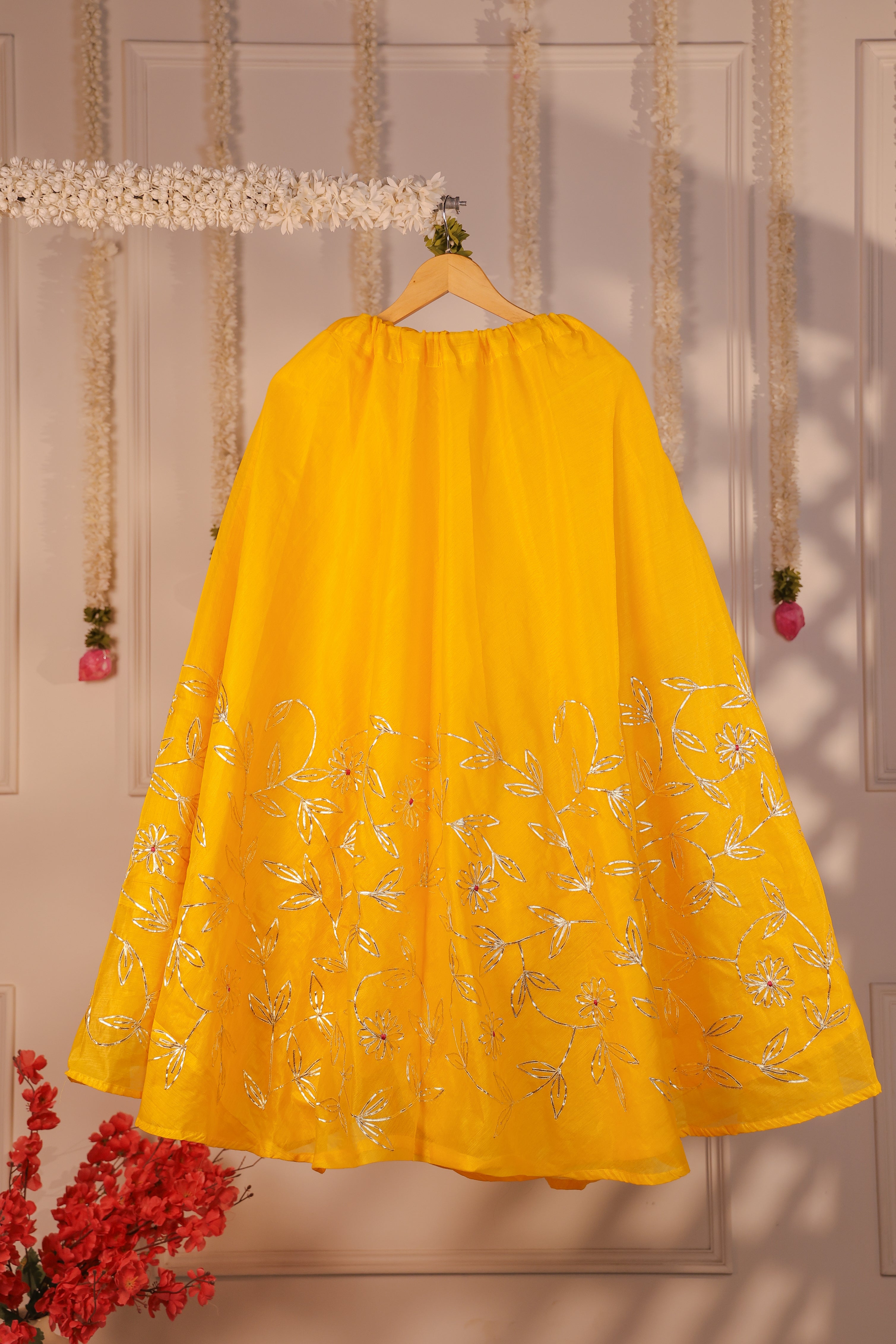 Haldi Opulence Semi-Stitched Lehenga Set